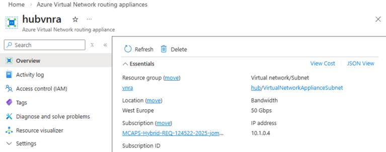 What is the Azure Virtual Network Routing Appliance? – Cloudtrooper